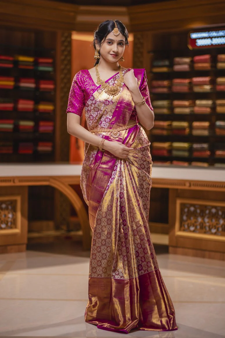 Mustard Yellow Handloom Saree